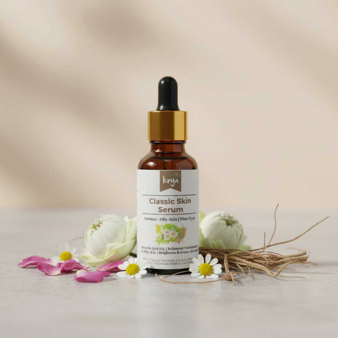 Krya Classic Skin Serum | Natural Face Serum for Oily Skin (Ayurvedic)
