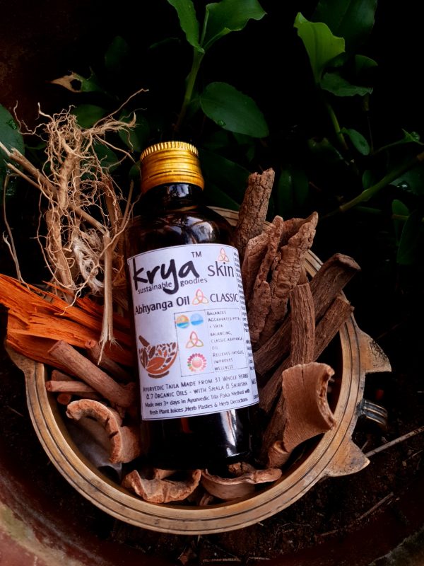 Classic Abhyanga Oil for Pitta - Ayurvedic Balancing Pitta massage oil