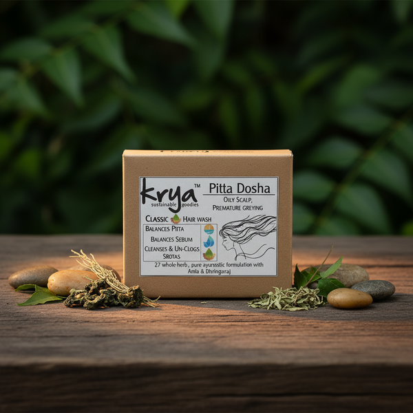 Best Shampoo for Oily Scalp & Hair - Krya Classic Hair Wash Powder