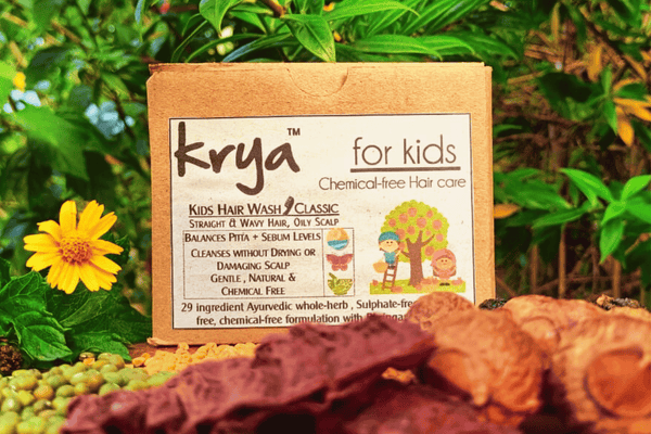 Krya Kids Hair Wash Classic : natural kids shampoo for oily hair
