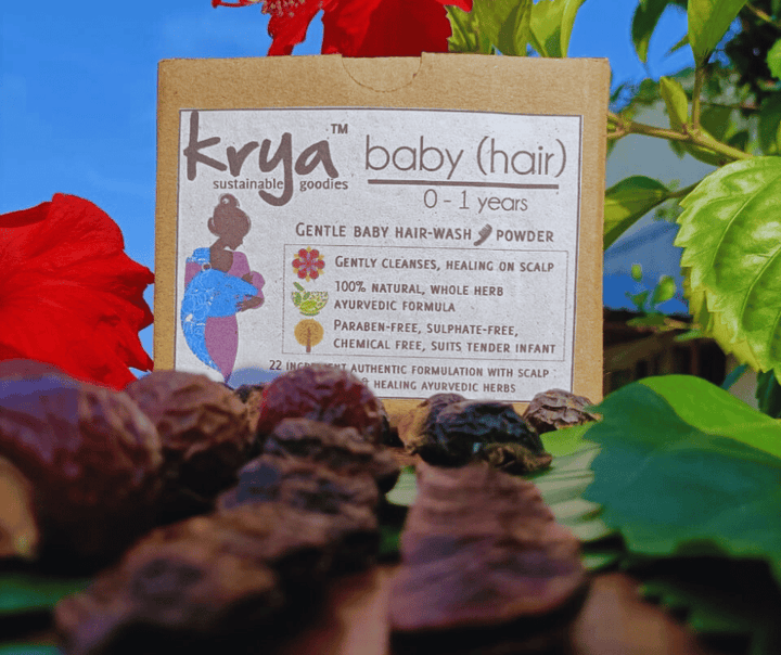 Krya Gentle Baby Hair Wash Powder year) 100 gm