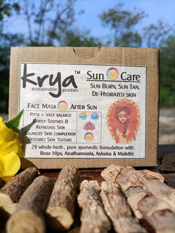 Krya Calming After-Sun Face Mask
