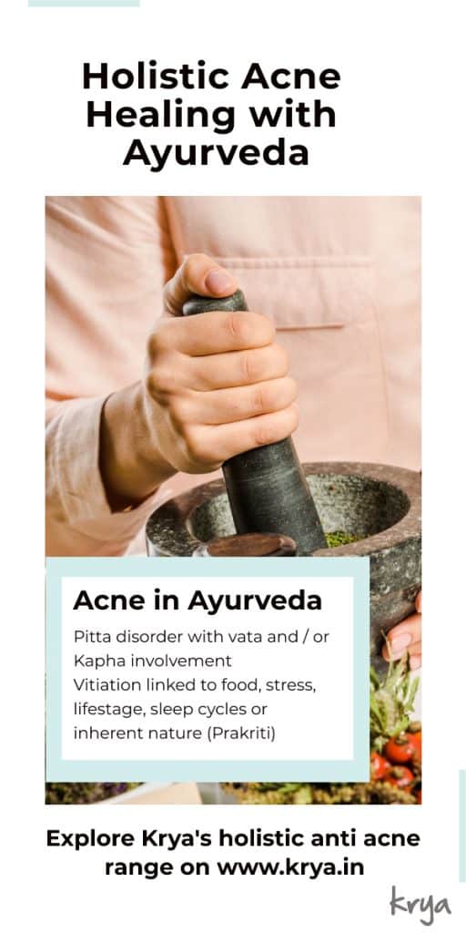 What is acne in ayurveda