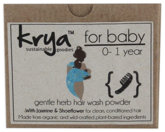 Krya baby hair wash is a whole herb holistic , chemical free formulation that gently cleanses babys scalp and hair