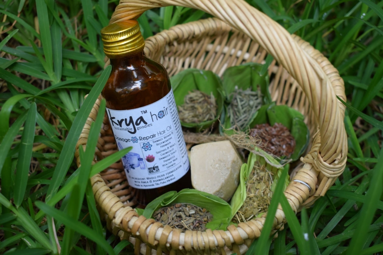 Looking for the Best hair oil for dry damaged frizzy hair ? Try Krya