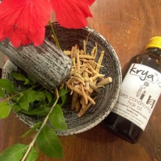 Krya Conditioning ahir oil nourishes and hydrates and strengthens dry, frizzy hair & scalp