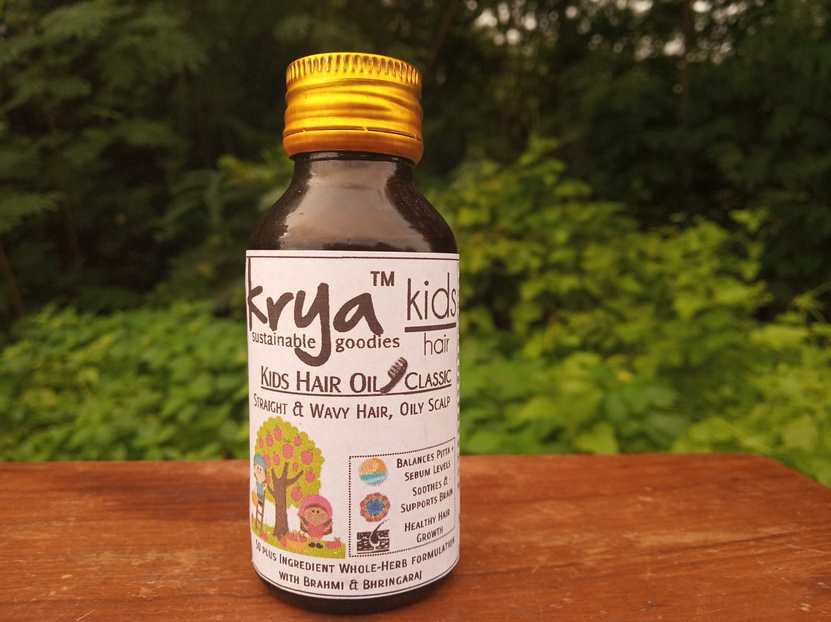 Krya Classic Kids Hair oil - for healthy scalp and healthy hair