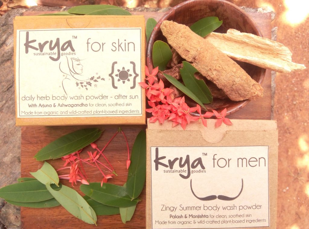 Krya Zingy bodywash for men - for high sun exposure, sun burn, tanning
