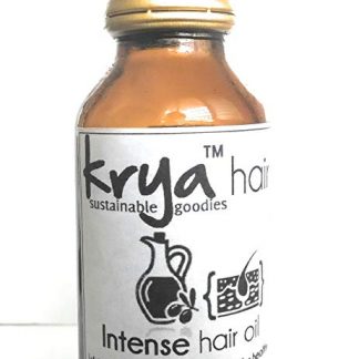 Krya Intense Hair oil provides potent nourishment and helps build healthy hair and strengthens a weak scalp