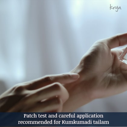 Patch test is essential to understand if the formula and brand suits your skin