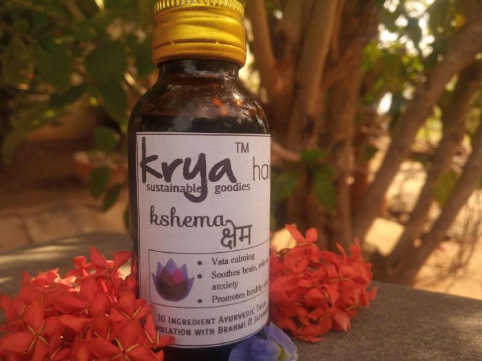 krya kshema hair oil