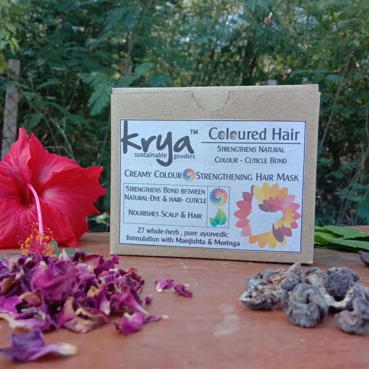 Krya Creamy Colour Strengthening Hair Mask (100 gm) - Krya - Ayurvedic  Skin, Hair & Home Care.
