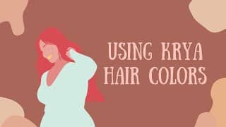 Krya YT video - how to use the natural hair colour