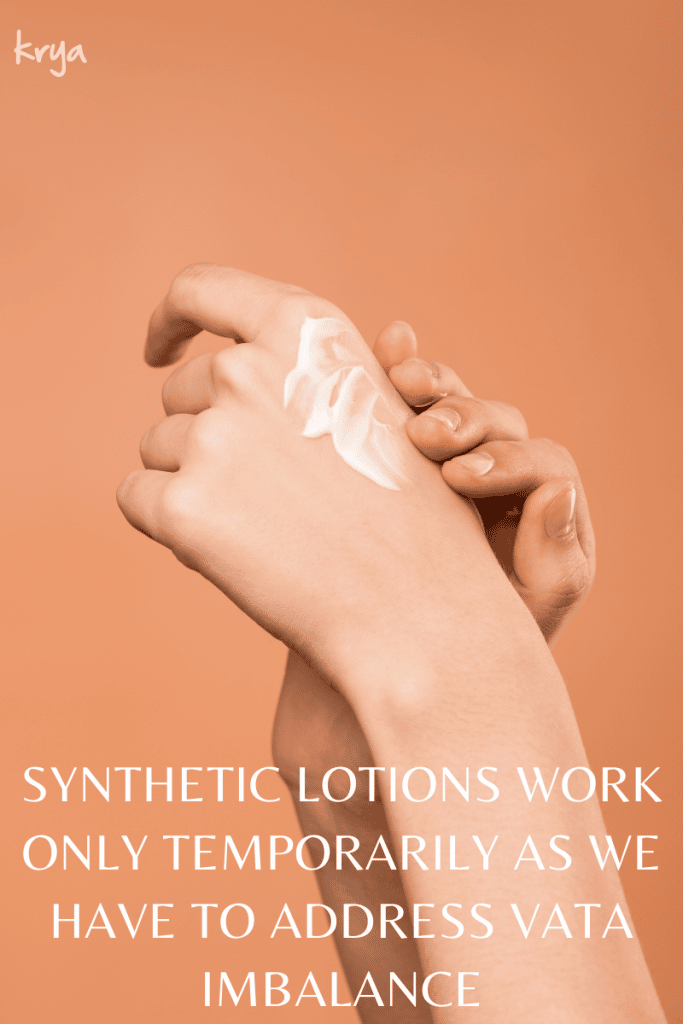 winter skin care - synthetic lotions are ineffective