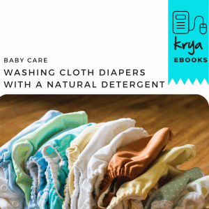 Washing cloth diapers with a natural detergent